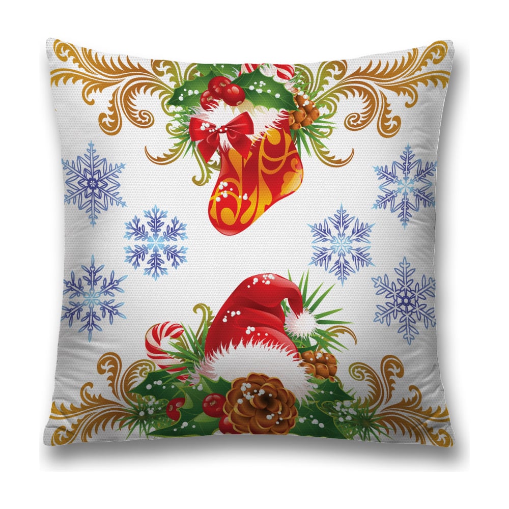 Изображение товара Декоративная наволочка JoyArty 45x45 см с молнией трёх цветов