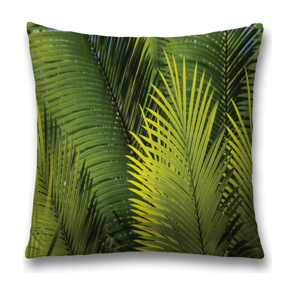 Изображение товара Декоративная наволочка JoyArty sl_21021 45x45 см зеленая темно-зеленая легкая стильная