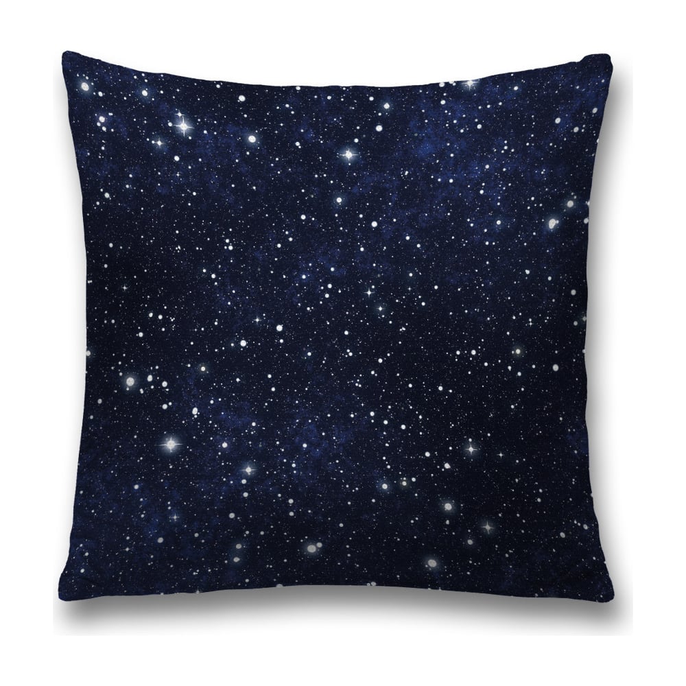 Изображение товара Декоративная наволочка JoyArty 45x45 см полиэстер голубой, черный, белый