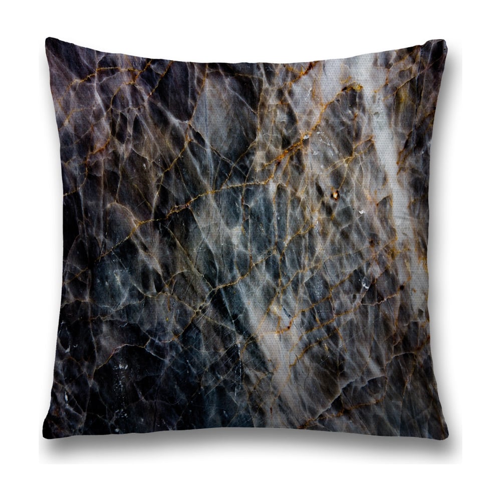 Изображение товара Декоративная наволочка JoyArty 45х45 см полиэстер серый коричневый белый