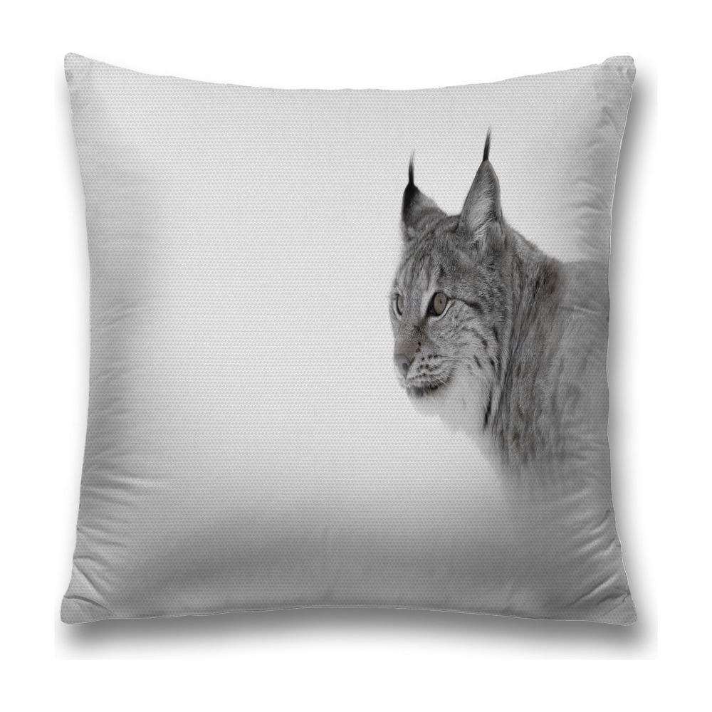 Изображение товара Декоративная наволочка JoyArty sl_35767 45х45 см полиэстер серый черный белый