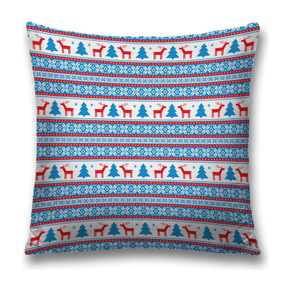 Изображение товара Декоративная наволочка JoyArty сл_20036 45х45 см красная, синяя, белая