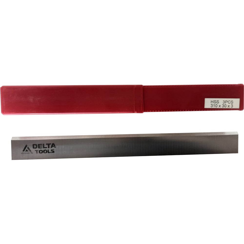 Изображение товара Нож быстрорежущая сталь HSS18% Deltatools 310*30*3 мм (2шт) 06-0007