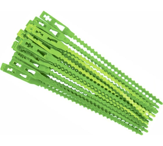 Изображение товара Хомуты для растений MasterProf 22 см, 20 шт., пластик ДС.070768