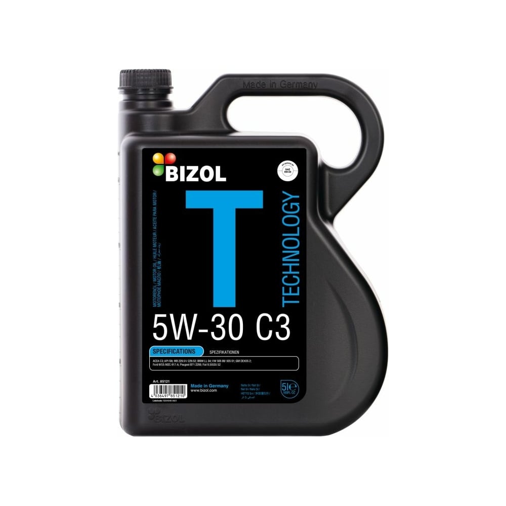 Синтетическое моторное масло Bizol масло моторное синтетическое 5w30 rolf 1 л 322446