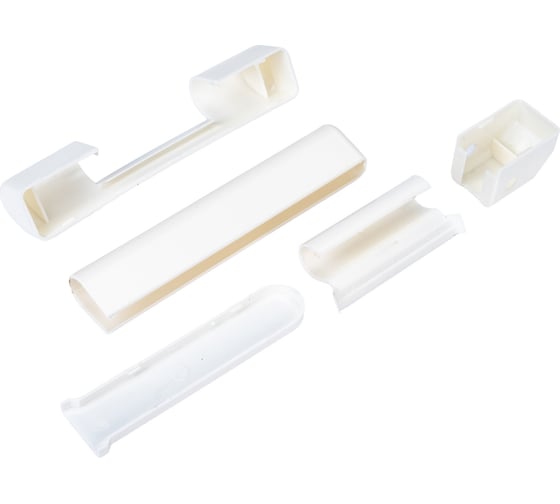 Изображение товара Комплект декоративных накладок Левша для петель окон ПВХ У1-5709