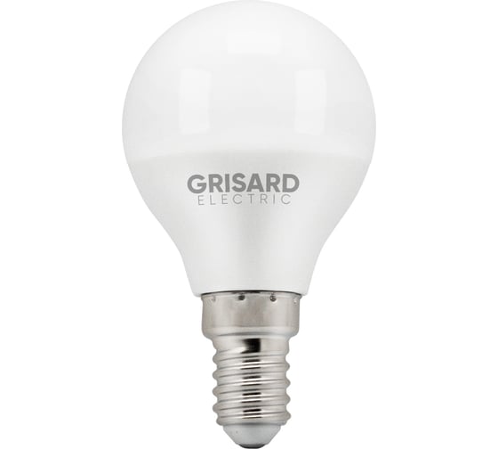 Изображение товара Светодиодная лампа Grisard Electric шар G45 E14 7Вт 4000К 220В 10 шт GRE-002-0036