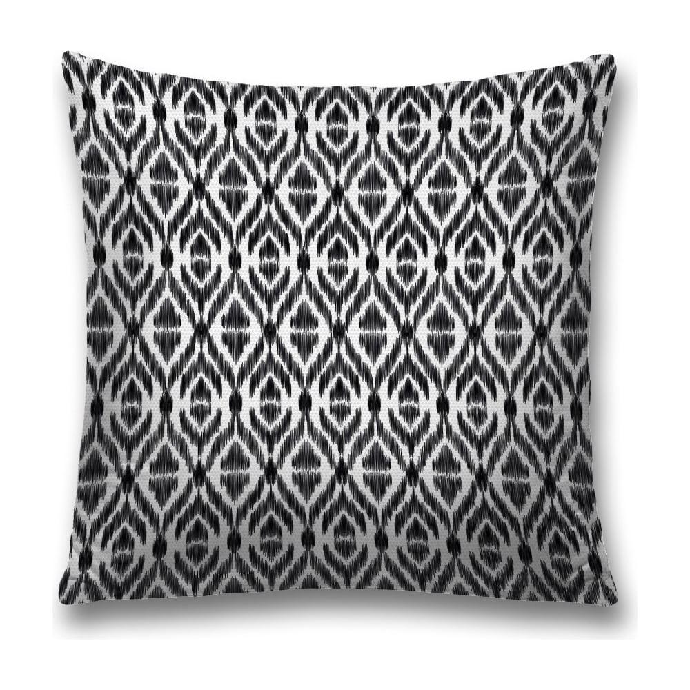 Изображение товара Декоративная наволочка JoyArty 45х45 см серо-черная полиэстер