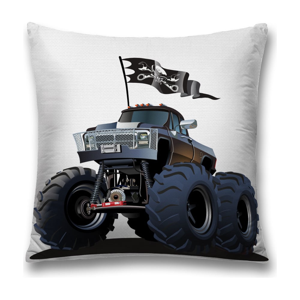 Изображение товара Декоративная наволочка JoyArty 45х45 см полиэстер черный и синий