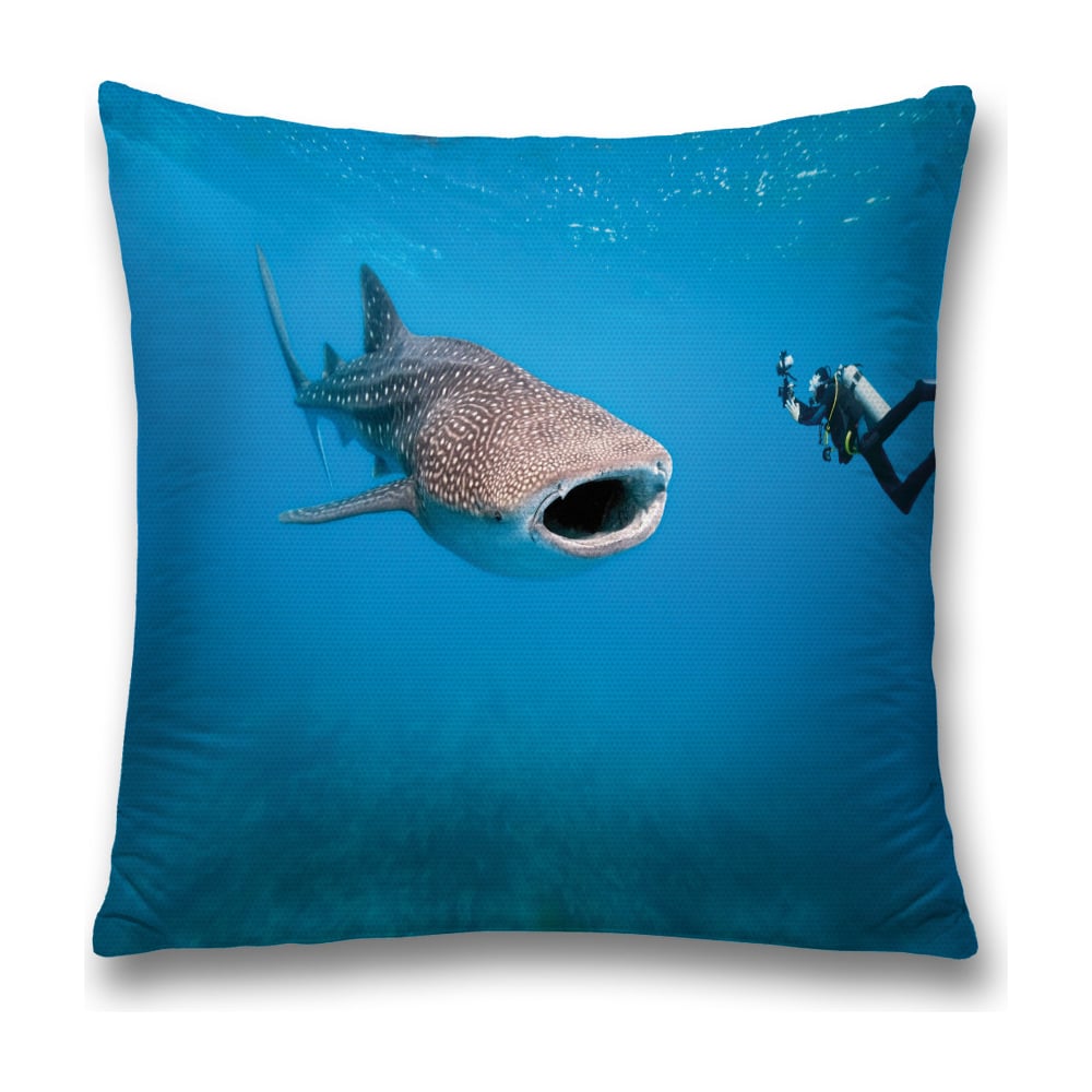 Изображение товара Декоративная наволочка JoyArty 45х45 см из полиэстера с молнией, 1 шт