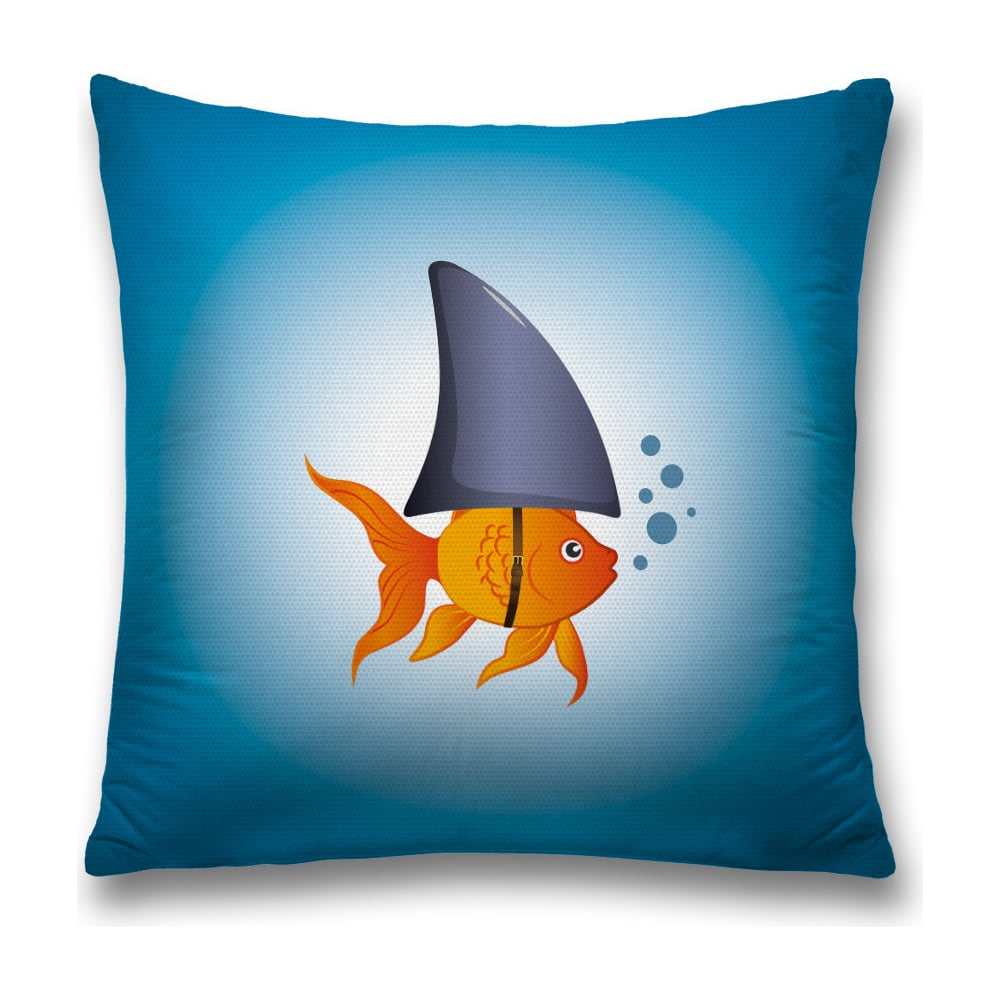 Изображение товара Декоративная наволочка JoyArty sl_38030 45х45 см в оранжевом, желтом, сером цвете