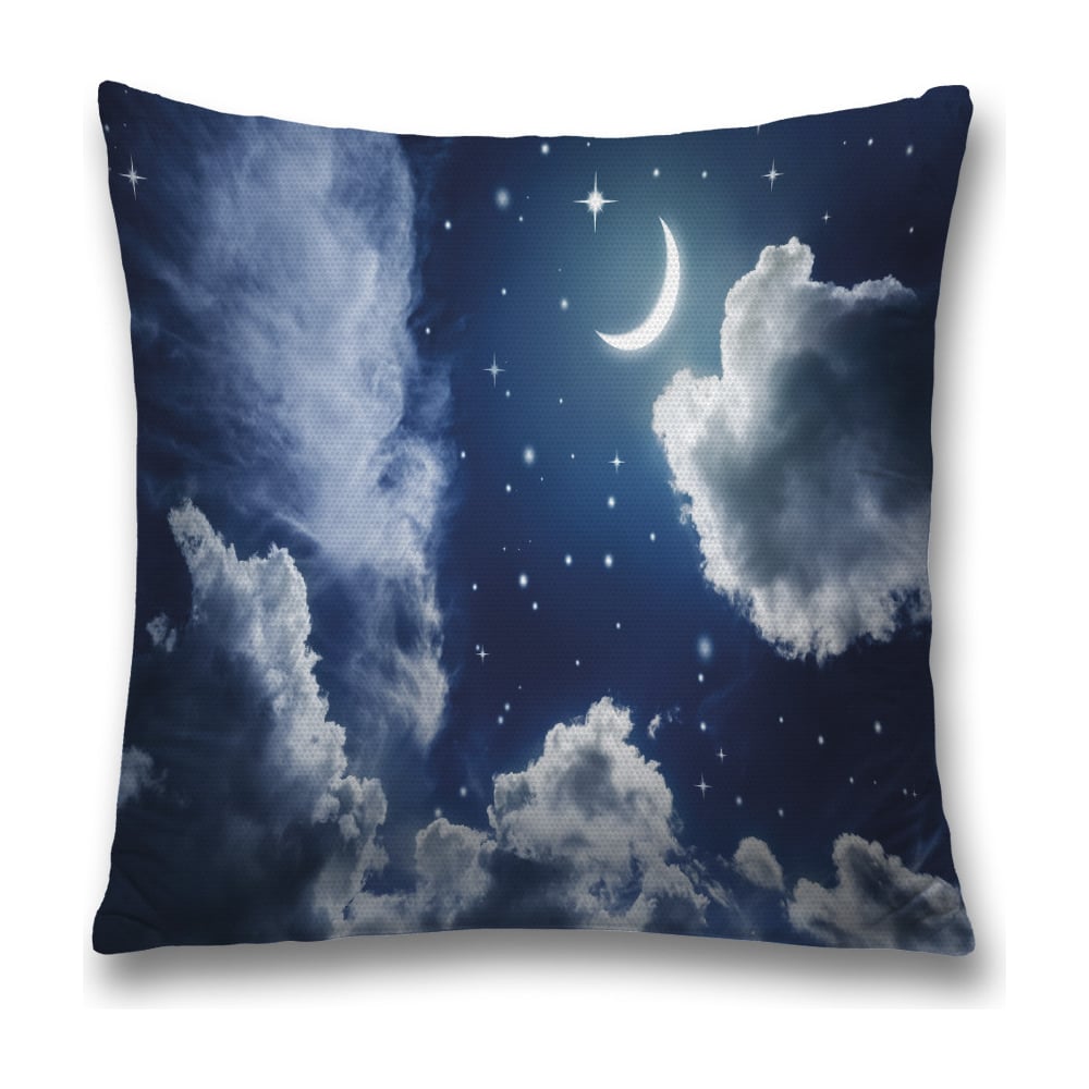 Изображение товара Декоративная наволочка JoyArty sl_35622 голубая, черная, серая