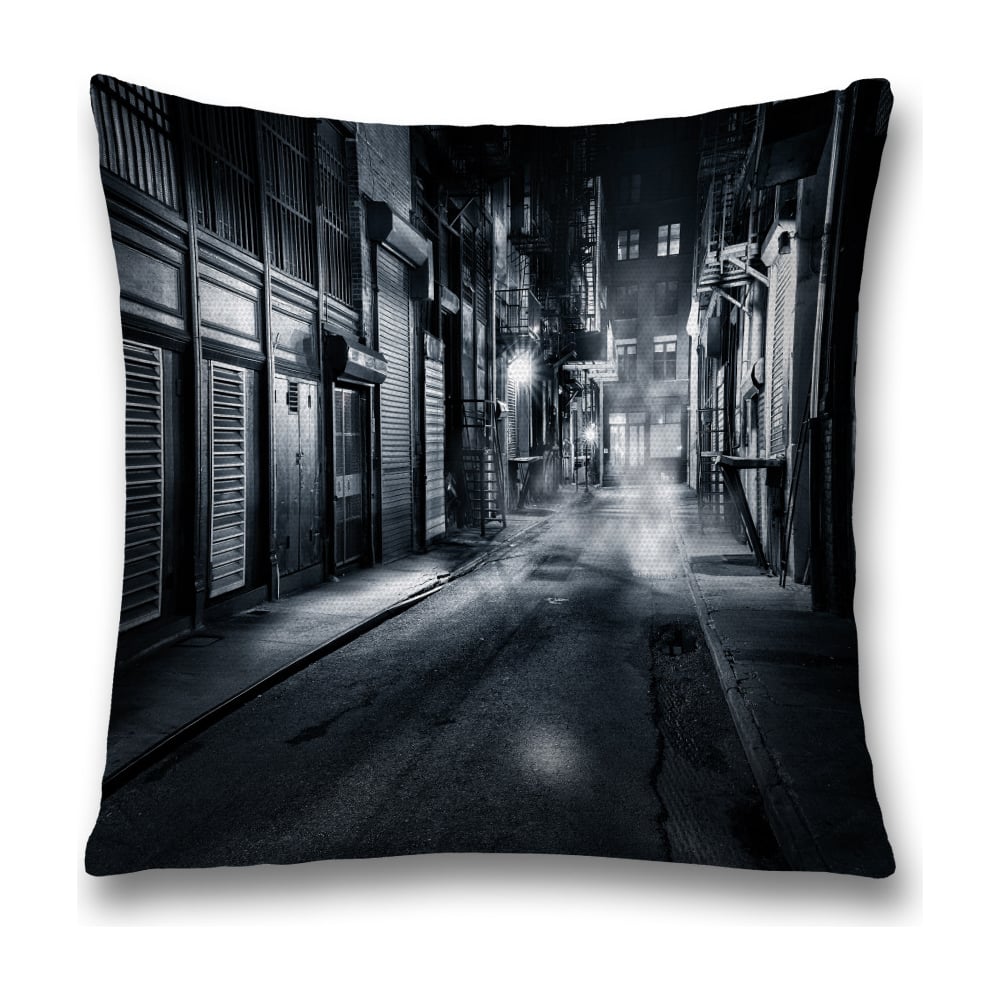 Изображение товара Декоративная наволочка JoyArty sl_38822 серый черный белый 45х45 см