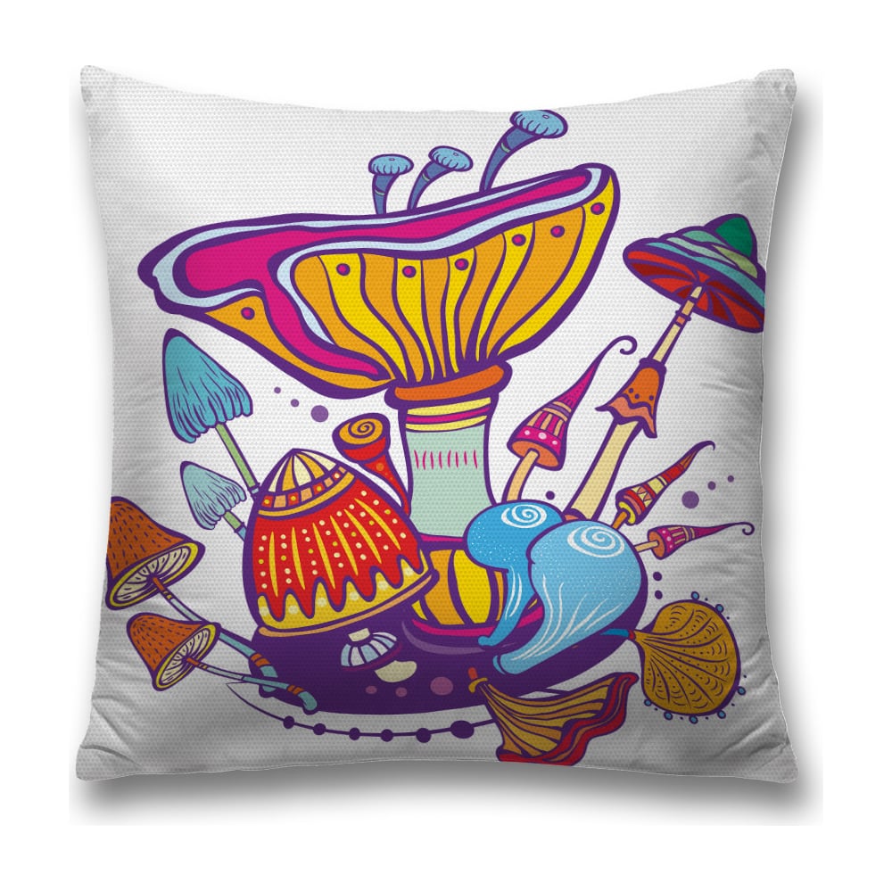 Изображение товара Декоративная наволочка JoyArty 45х45 см яркие цвета полиэстер молния