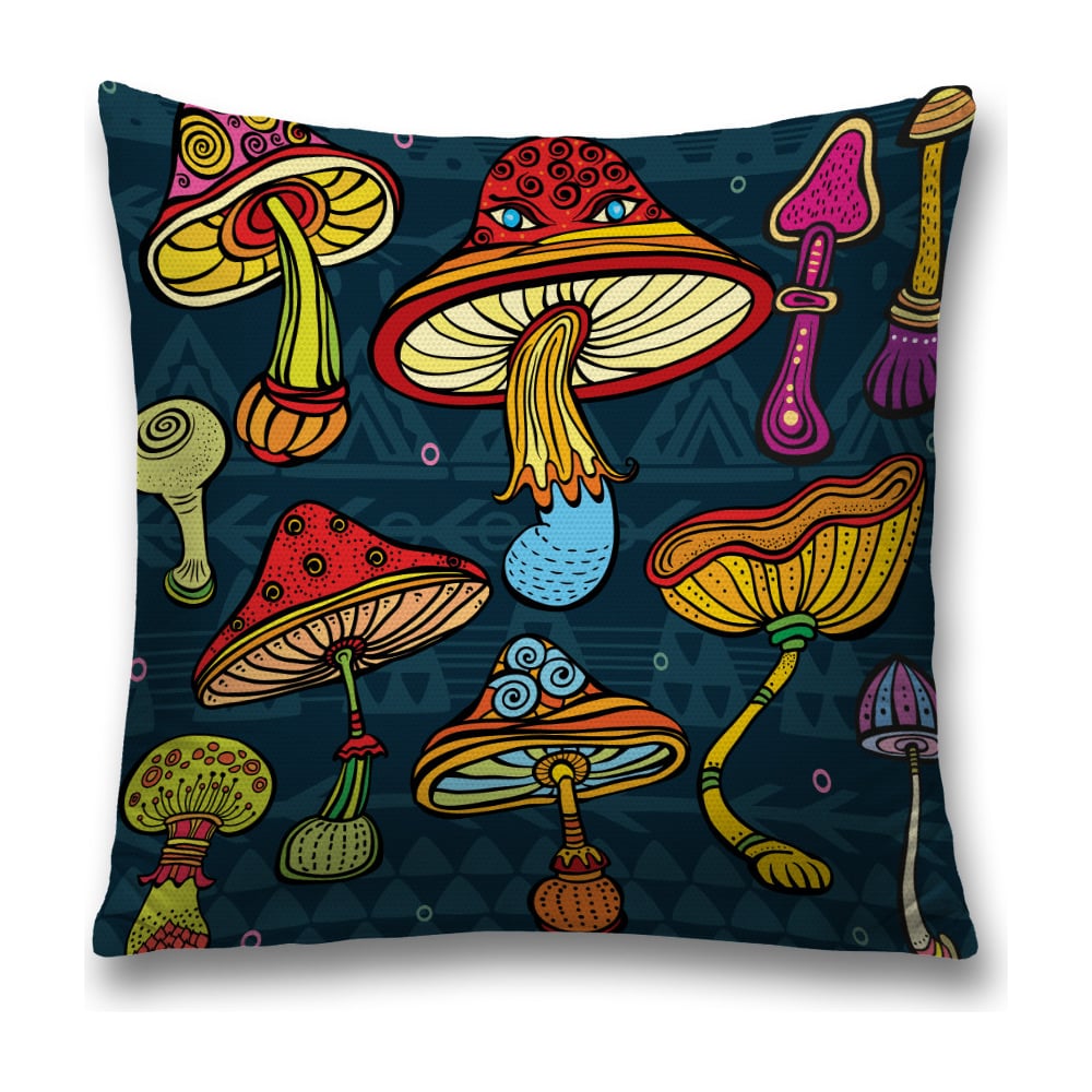 Изображение товара Декоративная наволочка JoyArty sl_36842 желтая, красная, голубая 45х45 см