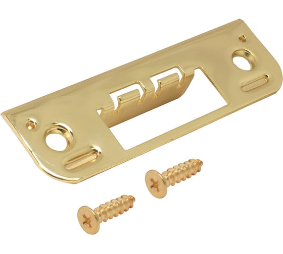 Изображение товара Ответная планка Аллюр 045 PB золото, для финских дверей 14136