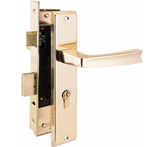 Изображение товара Врезной замок с ручками Аллюр АРТ ЗВ4-70.09 GP золото 10166