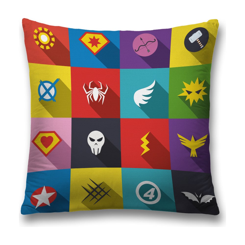 Изображение товара Декоративная наволочка JoyArty 45х45 см яркие цвета из полиэстера с молнией