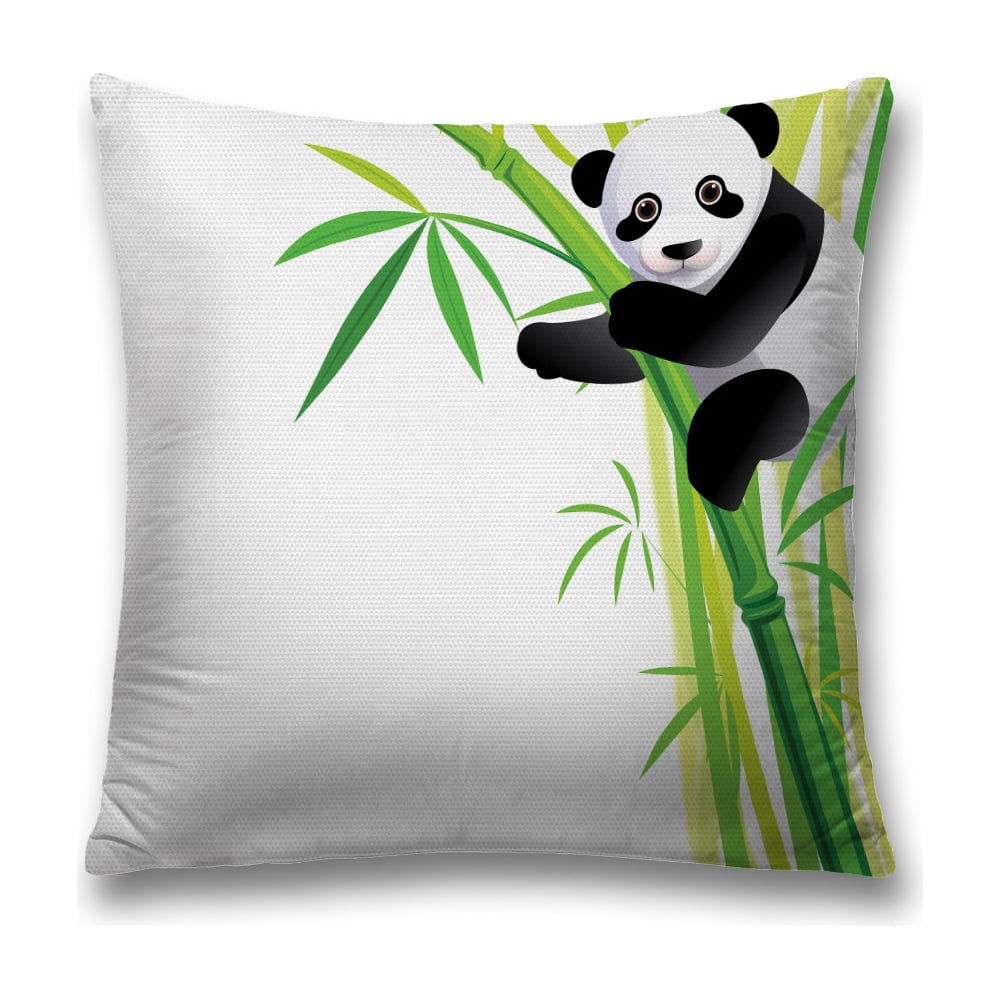 Изображение товара Декоративная наволочка JoyArty sl_17661 зеленая, черная, белая