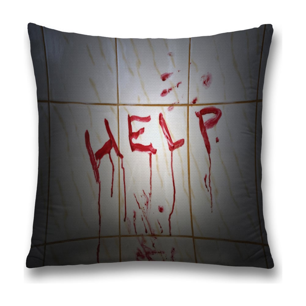 Изображение товара Декоративная наволочка JoyArty sl_22094 45х45 красный и серый для интерьера