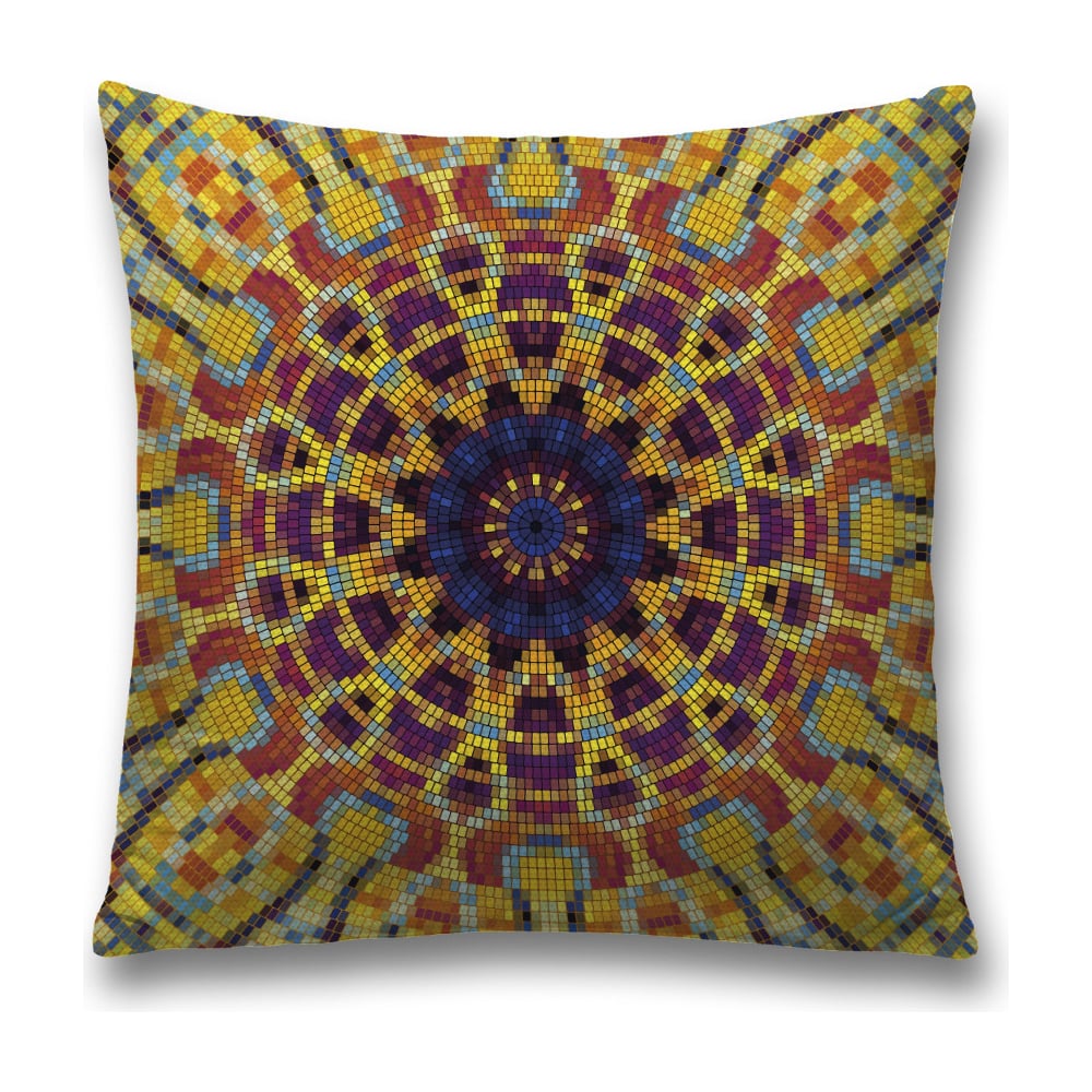 Изображение товара Декоративная наволочка JoyArty 45х45 см из полиэстера с молнией яркие цвета