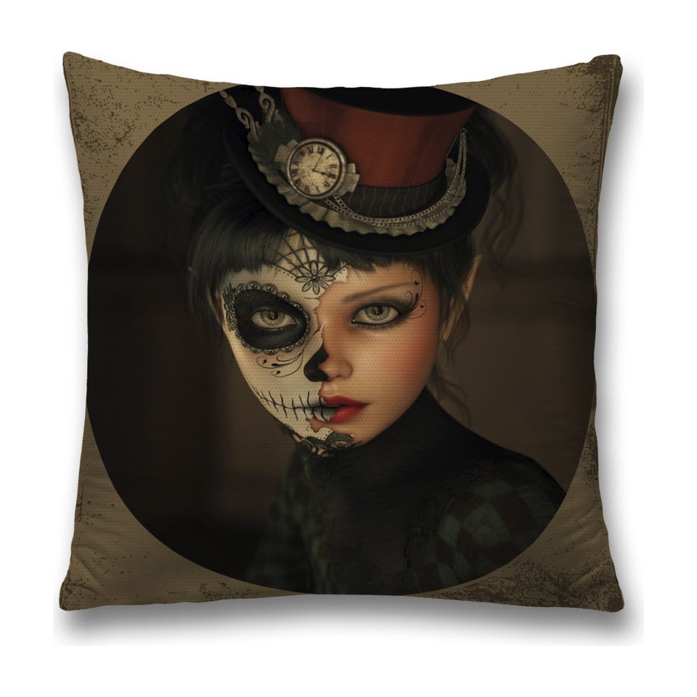 Изображение товара Декоративная наволочка JoyArty sl_35932 45х45 см коричневая, черная, бежевый