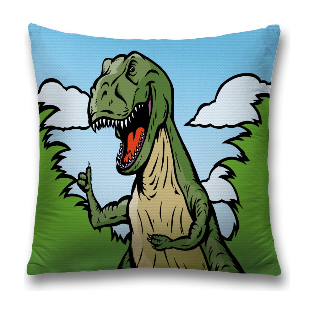 Изображение товара Декоративная наволочка JoyArty 45x45 см зеленый и голубой полиэстер