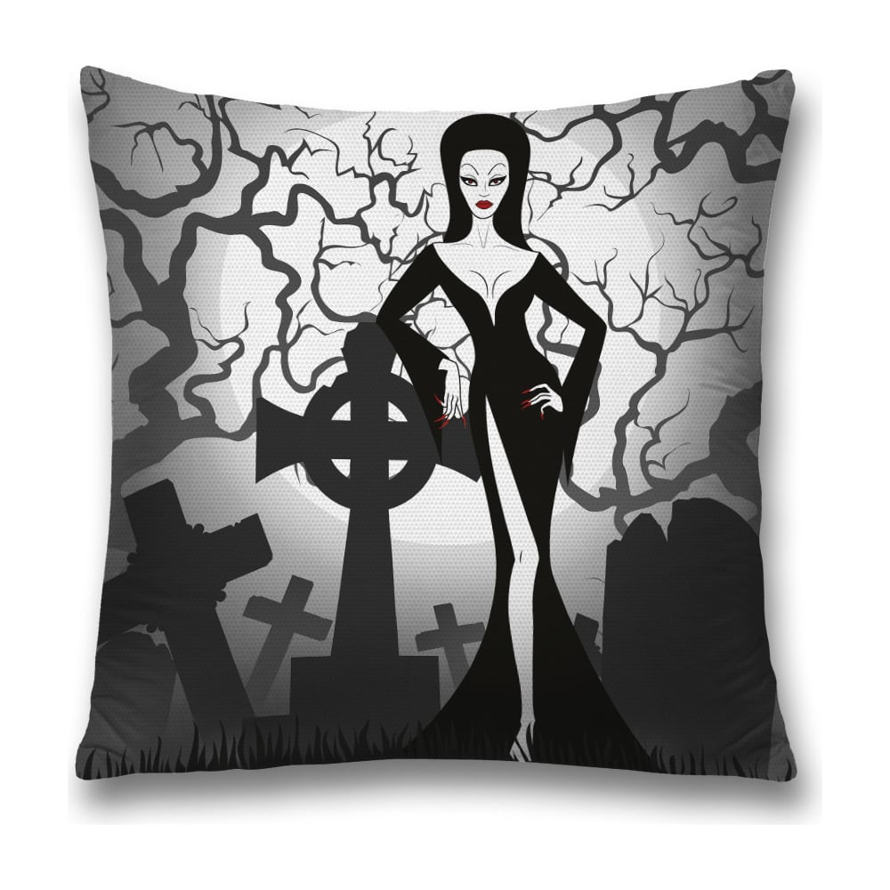 Изображение товара Декоративная наволочка JoyArty 45х45 см серый черный белый полиэстер