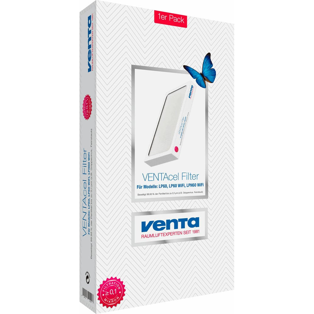 Фильтр VENTAcel для LP60\LPH60\AP902\AH902 0.1 мкм Venta 2220100