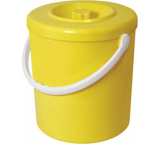 Изображение товара Ведро с крышкой Cosmoplast 15 л 2584