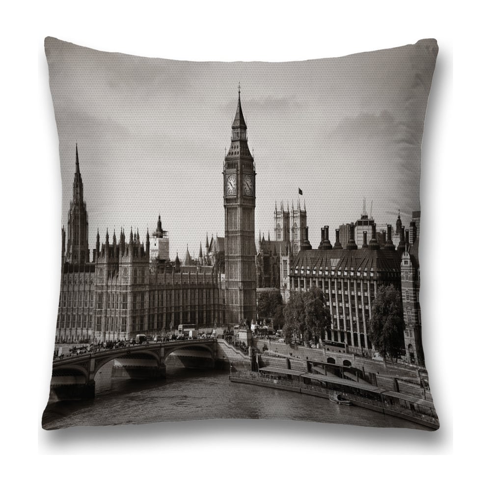 Изображение товара Декоративная наволочка JoyArty sl_38174 45x45 см серый, черный, белый