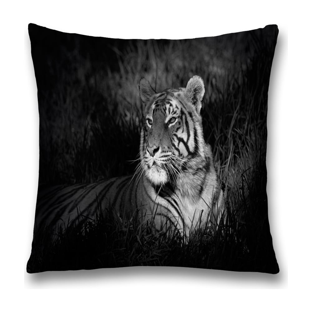 Изображение товара Декоративная наволочка JoyArty sl_38188 45х45 см серый черный белый