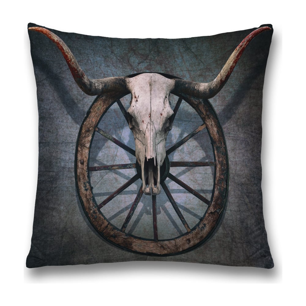 Изображение товара Декоративная наволочка JoyArty 45х45 см светло-серая и белая полиэстер