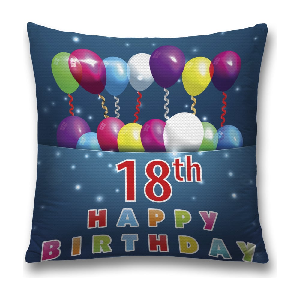 Изображение товара Декоративная наволочка JoyArty 45х45 см с молнией из полиэстера