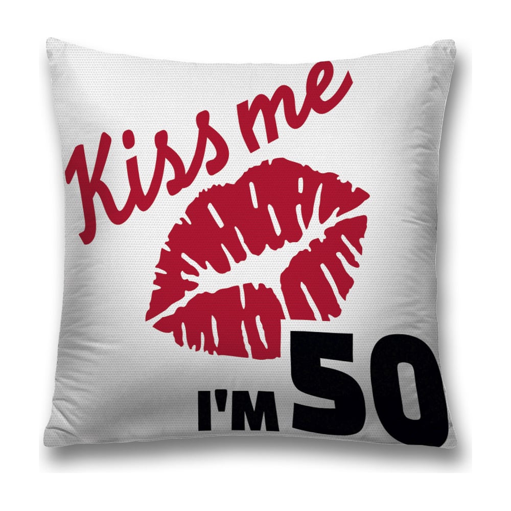 Изображение товара Декоративная наволочка JoyArty sl_33120 45x45 см полиэстер розовая черная