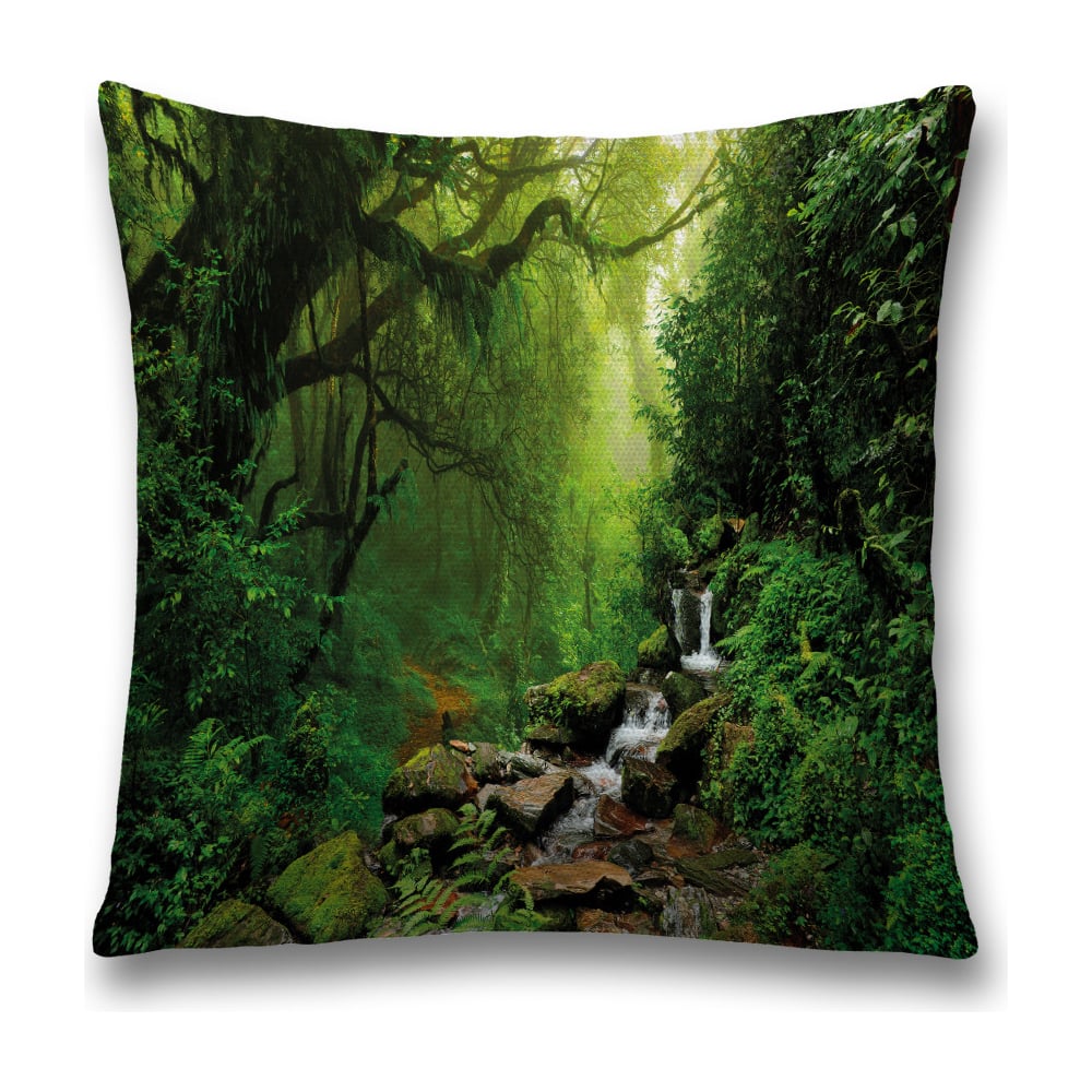 Изображение товара Декоративная наволочка JoyArty sl_47083 45х45 см полиэстер зеленый коричневый