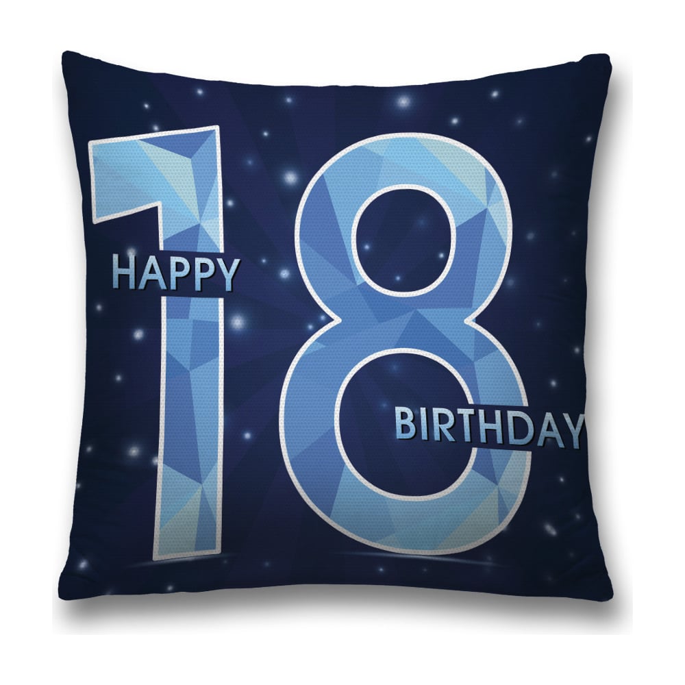 Изображение товара Декоративная наволочка JoyArty sl_33336 45х45 см синяя голубая полиэстер