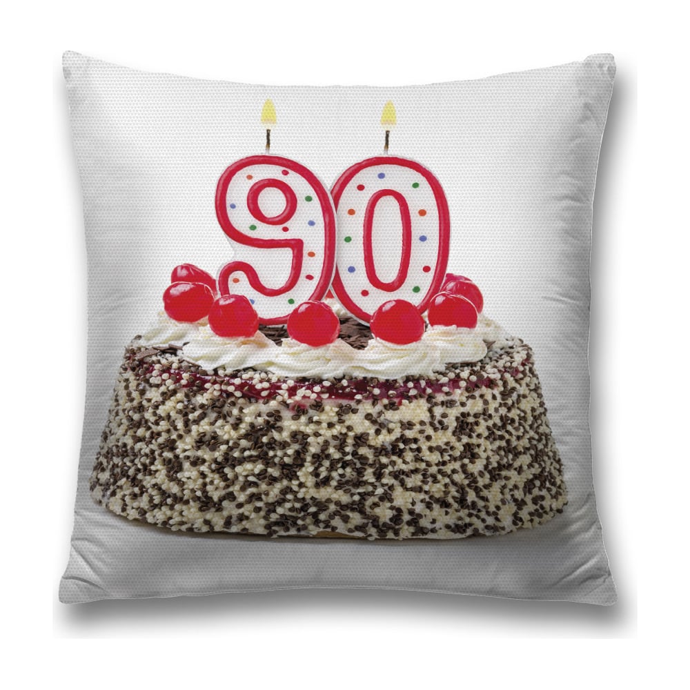 Изображение товара Декоративная наволочка JoyArty 45х45 см полиэстер коричневая розовая белая