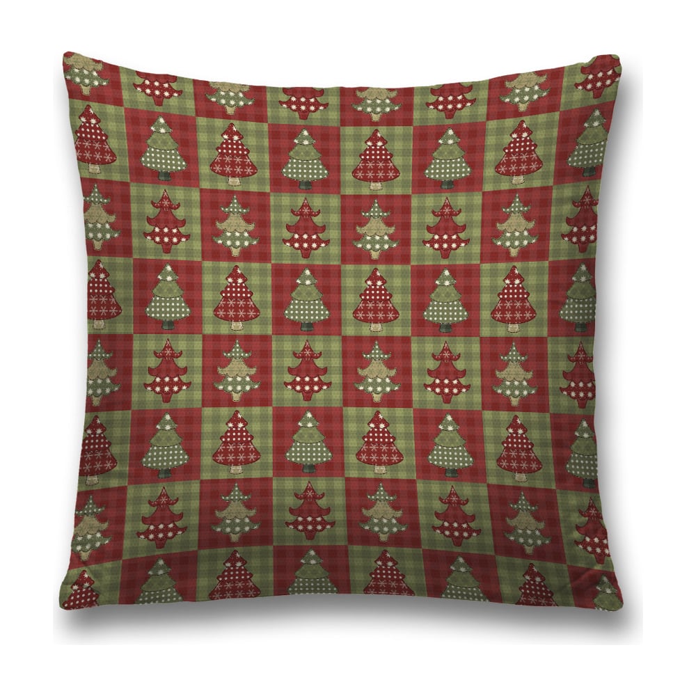 Изображение товара Декоративная наволочка JoyArty sl_52601, 45х45 см, красная, оливковая