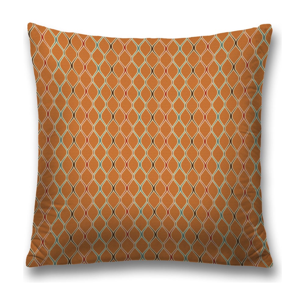 Изображение товара Декоративная наволочка JoyArty sl_28709 оранжевая, синяя, кремовая 45х45 см