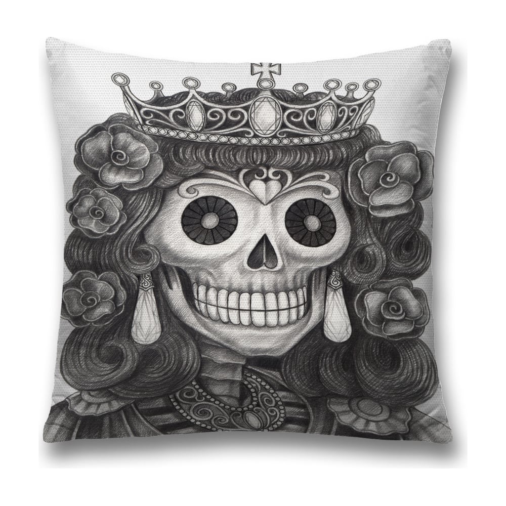 Изображение товара Декоративная наволочка JoyArty sl_33591 черная и серая 45х45 см