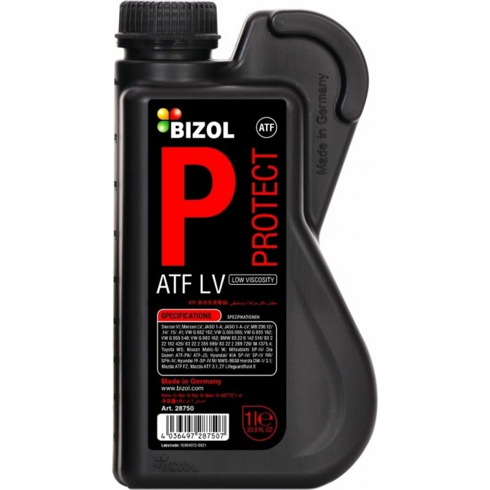 НС-синтетическое трансмиссионное масло для АКПП Bizol - 28750
