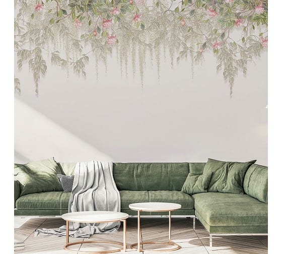 Изображение товара Фотообои ООО Ортограф Свисающие цветы 2 3.93x2.7 м OF_34443