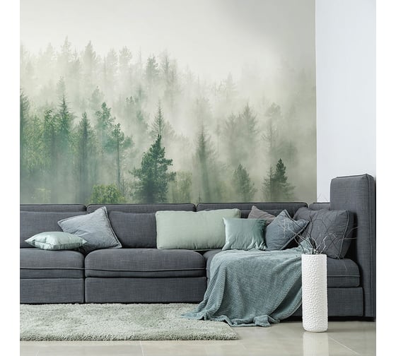 Изображение товара Фотообои ООО Ортограф Туманный лес 3.93x2.7 м OF_34456