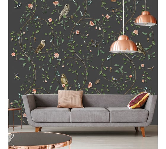 Изображение товара Фреска ООО Ортограф Avifauna dark 3x3 м FX_33951