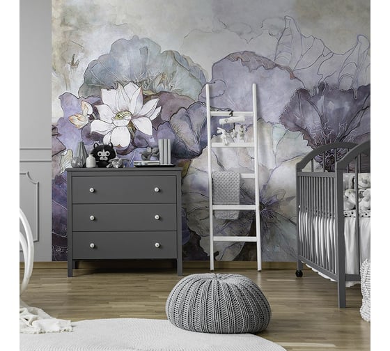 Изображение товара Фреска ООО Ортограф Batik purple 3x3 м FX_31636