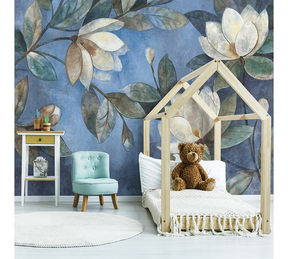 Изображение товара Фреска ООО Ортограф Water lily blue 3x3 м FX_31639