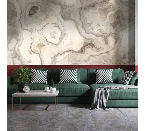 Изображение товара Фреска ООО Ортограф Watercolor marble 3x3 м FX_33291