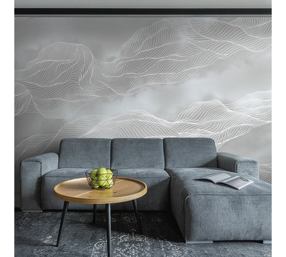 Изображение товара Фреска ООО Ортограф Curved lines 4x2.7 м FX_34526