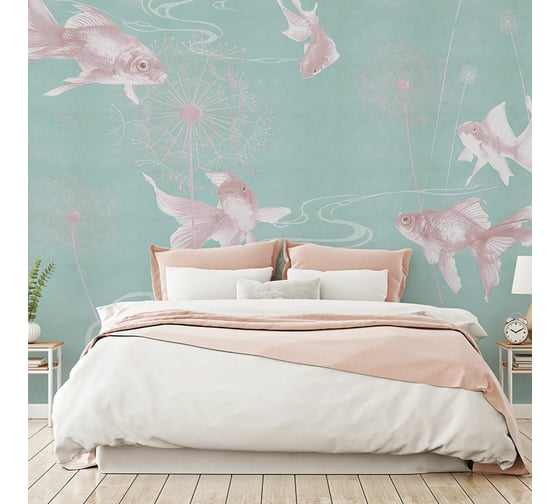 Изображение товара Фреска ООО Ортограф Soaring fish 4x2.7 м FX_33853